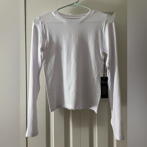 Splash White Long Sleeve Tee